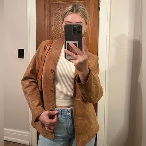 ❗️SOLD❗️ Vintage Leather Blazer